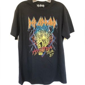 Def Leppard Hysteria Tour 1987 Band t shirt